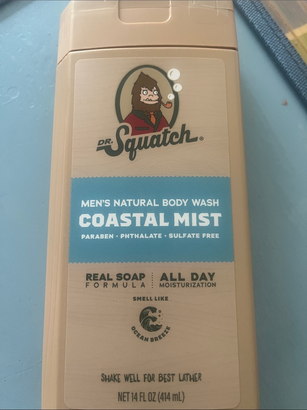 Dr. Squatch Coastal Mist Men's Body Wash — Beige